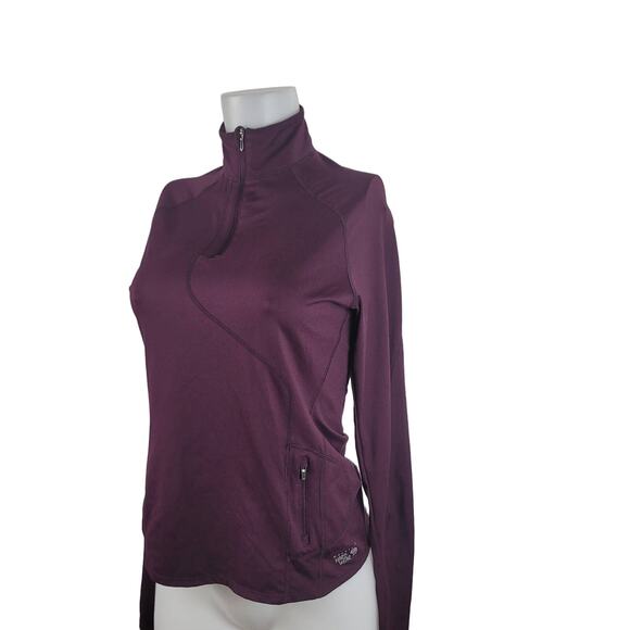 Mountain Hardware Purple 1/4 Zip Lightweight Pullover Athletic Jacket Small - Picture 3 of 7